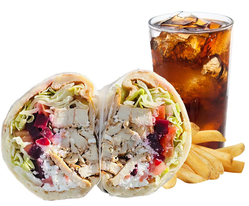 Greek Chicken Pita Combo